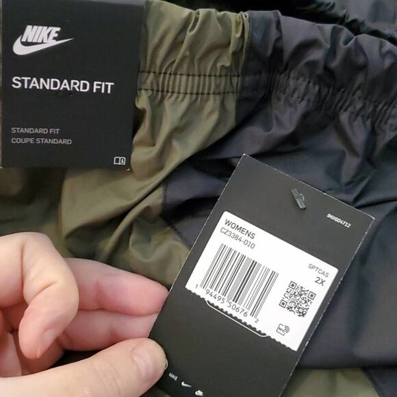 Nike Icon Clash Woven Skirt 2X Black and Green athletic Tennis Utility Plus Size - Picture 12 of 14